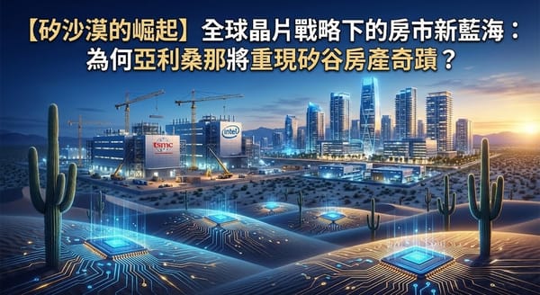 【矽沙漠的崛起】全球晶片戰略下的房市新藍海：為何亞利桑那將重現矽谷房產奇蹟？